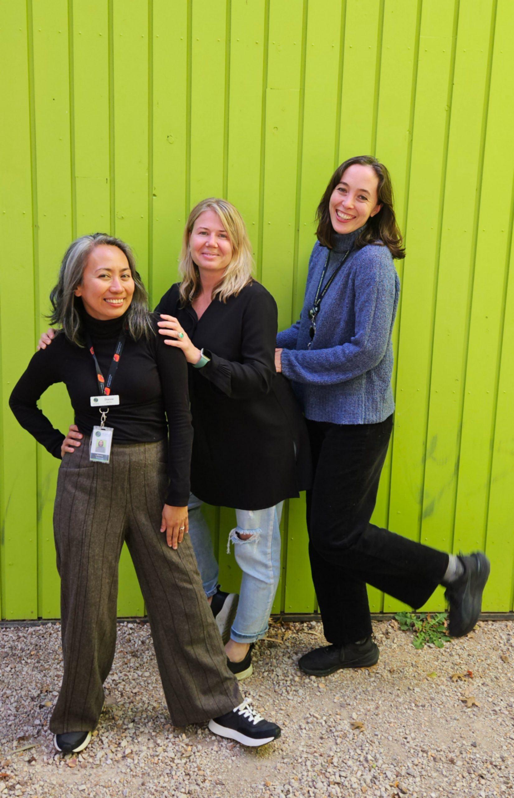 Health Translation team photo are (L-R) Dianne Armstrong, Anni Tillack-Benton and Blossom Ah-Ket.